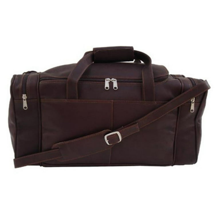 Leather small top travel bag