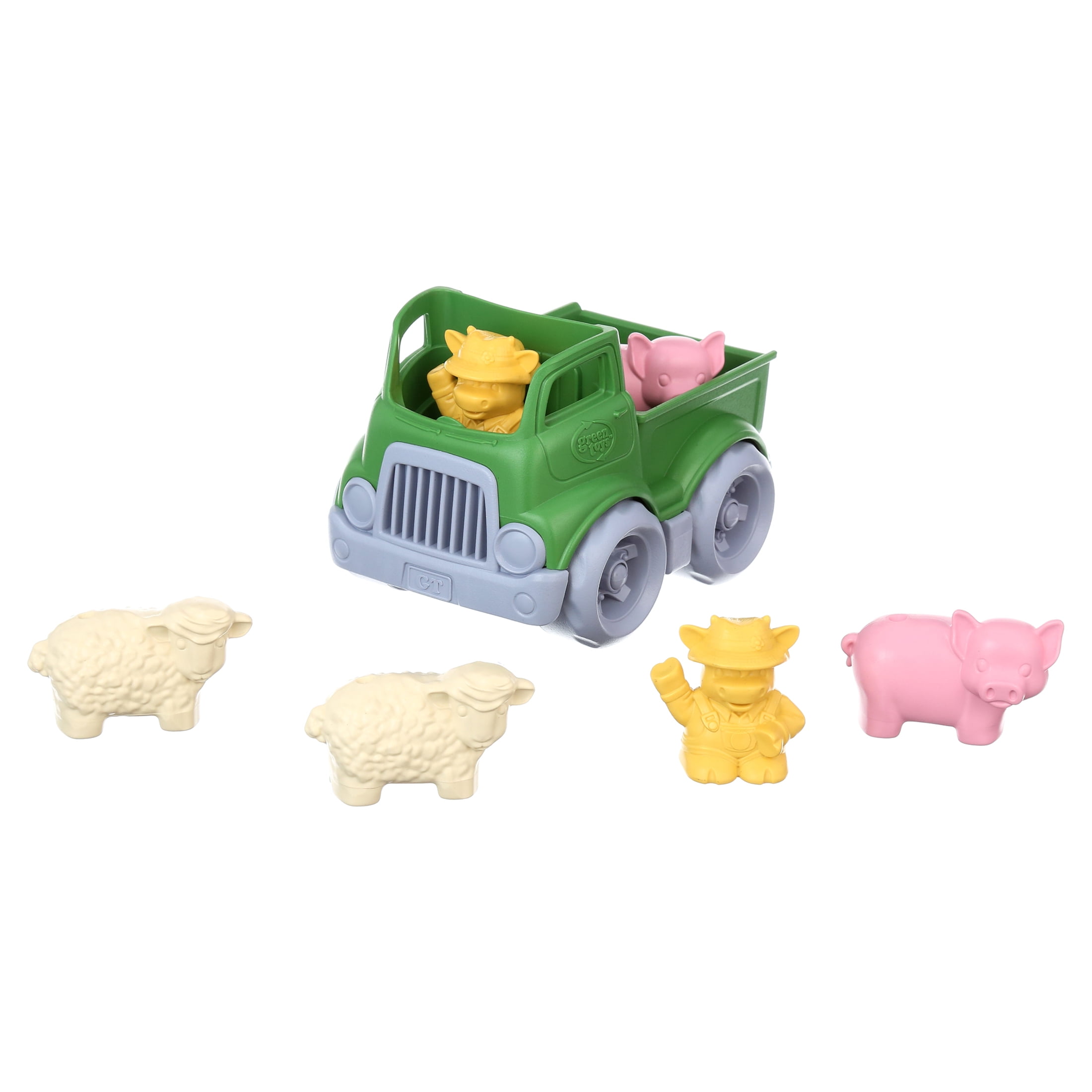 Green Toys Farm Playset, 100% Recycled Plastic, for Unisex Child Ages 2+