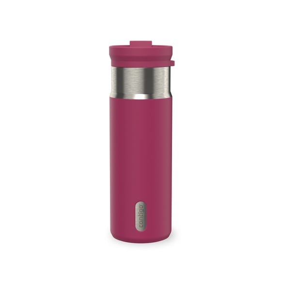 Contigo DualSip Insulated Stainless Steel Water Bottle with 2-Way Lid, 20 oz (591 ml) – 100% Leak-Proof, BPA-Free, Lead-Free, Dishwasher Safe