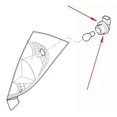 thumbnail image 2 of 2 PCS Stop Light Lamp Bulb Holder Socket 4425186 for Ford Focus MK1 MK2 XFM500010, 2 of 5