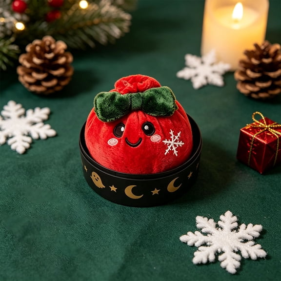 Christmas Themed Stress Relief Toy - Holiday Party Favor And Desktop Decoration Christmas Gift Toy(A)