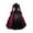 #01Red, variant on ZVAVZ Women's Victorian Rococo Dress Vintage Long Party Costume Flare Sleeve Medieval Ball Gown Lace Patchwork Gothic Dress Masquerade Theme Dresses Hot Pink,XL