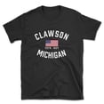 thumbnail image 1 of Clawson Michigan Patriot Men's Cotton T-Shirt, 1 of 1