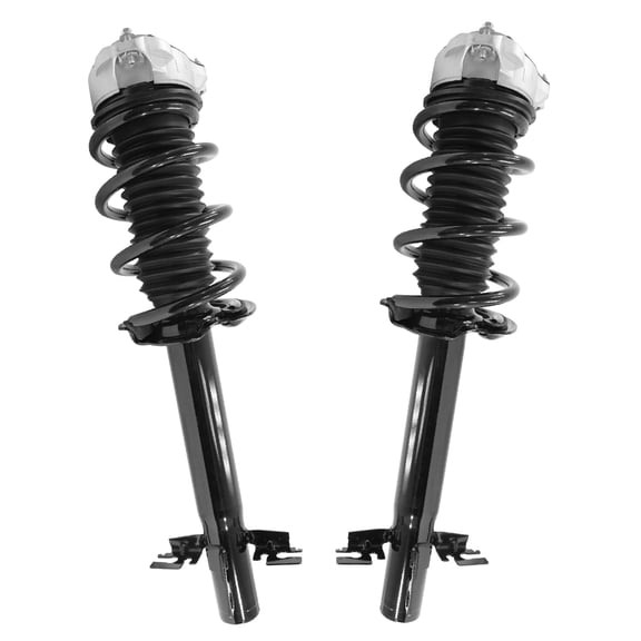 Detroit Axle - 2pc Front Struts for 2014-2023 Ram ProMaster 1500 2500 3500, Struts with Coil Spring Assembly 2015 2016 2017 2018 2019 2020 2021 2022 Replacement Suspension