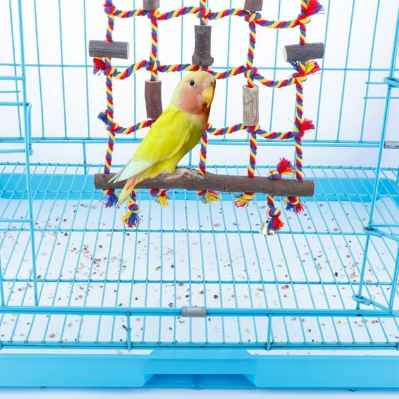 100 Large Size Non-Woven Bird Cage Liner Papers, Absorbent Pet Cage Cushion (22.8x10.6 inch)