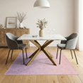 thumbnail image 3 of ODIKA 5'x7' Washable Area Rug Easy Care, Non-Shedding, Pet Friendly, Purple Pink Tie Dye Blend Interlocking Geometric Furry for Small Living Room, Bedroom, 3 of 7