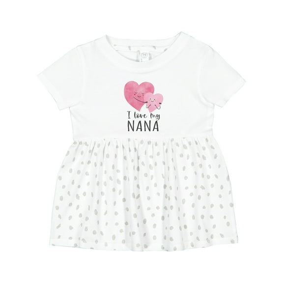 Inktastic I Love My Nana Girls Baby Dress