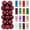 Burgandy, variant on 24pcs Christmas Ball Ornaments Shatterproof Christmas Ornaments Set Decorations for Xmas Tree Balls