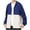 Blue, variant on HaiMao Lightweight Windbreaker Jackets for Men Color Block Stand Collar Zip Up Bomber Jackets Workout Athletic Jacket Outwear Purple XL(XL)