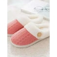 thumbnail image 4 of Naturalour Womens Slipper Warm Comfy House Slippers Knitted Shoes Faux Fur Lined Anti-Skid Rubber Sole Bedroom Cozy Indoor Outdoor Slippers, 4 of 5