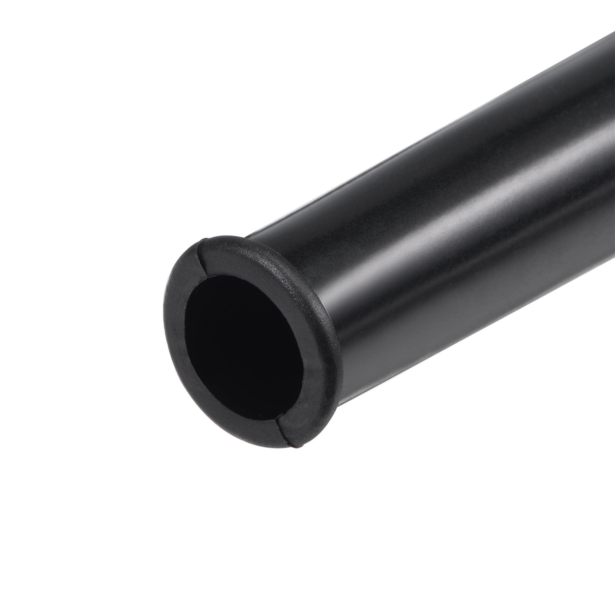 Unique Bargains Cord Boot Protector Cable Sleeve Rubber Black 3.15"