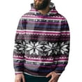 thumbnail image 1 of TRKIYQC Sudaderas navideñas para Hombre con Estampado de Alces y Copos de Nieve, Sudadera con Capucha Ligera, Chándal de Manga Larga para otoño, Tops, Ropa de Calle TRKIYQC moda, 1 of 4
