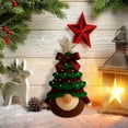 thumbnail image 5 of Handmade Crochet Desktop Ornament Festive Holiday Decoration For Home Tabletop Display, 5 of 5