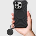 thumbnail image 6 of SENHAWK IP67 Waterproof Carbon Fiber AirTag Dog Collar Holder, Rotating Lock Secure Anti-Lost Pet ID Tag, Compatible with Apple AirTag, GPS Tracker Case for Dog Cat, 6 of 8