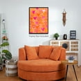 thumbnail image 4 of Funky Heart Watercolor Poster Canvas Wall Art for Home/Office/Bedroom Decor - Heart Love aesthetics Teen girl Pink Orange Living Room Decoration Prints 12x16in Unframed, 4 of 18
