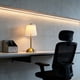 thumbnail image 2 of Lámpara de escritorio de metal con carga táctil LED decorativa para mesita de noche, lámpara de escritorio, 2 of 9
