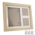 thumbnail image 2 of Kit de recuerdo con estampado de pata de mascota, marco de fotos de madera con estampado de pata de mascota y arcilla para amantes de las mascotas, marco de madera de arcilla azul, 2 of 5