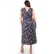 thumbnail image 3 of Vestido estampado de paisley Roman Fashion Tallas Extras 8802X-11 Azul marino 42, 3 of 5
