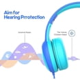 thumbnail image 5 of Kids Wired Headphones, Foldable Headphones for Kids with Decoration Ears, Adjustable Lightweight Headphones for Boys and Girls- 2 Pack, 5 of 5
