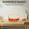 thumbnail image 3 of Dayesque Multipurpose Harvest Basket Sturdy Handmade Basket For Gathering Vegetables Fruit Organizer Hand Woven Beach Picnic Organizer, 3 of 8