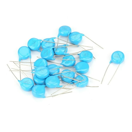 

High Voltage Ceramic Capacitors 1nF 0.001uF 1000pF Ceramic Capacitor Kit 15mm/0.6in Blue Small Electronic Equipment For Electronic Instruments