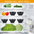 thumbnail image 5 of 36oz Extra Thick Meal Prep Bowls with Lids, Plastic Food Storage Containers with Clear Covers for Noodles, Poke Bowls, Salads, Soup - Freezer, Microwave & Dishwasher Safe, 30 Pack, 5 of 5