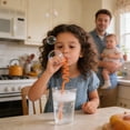 thumbnail image 6 of 8 PCS Flexible Drinking Straws, Extra Long Bendable Plastic Straws Drinking, Colorful Straws for Home Use Milk Juice Drinks Party Decorations Camping Travel, 6 of 6