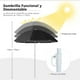 thumbnail image 4 of Costway Silla de Camping con Sombrilla Portátil y Plegable Doble Silla Taburete Tejido Oxford Mini Mesa Posavasos para Exterior Picnic Patio, 4 of 8