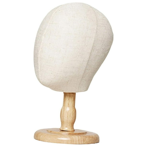 Soporte de exhibición de gorro de peluca, modelo de cabeza de maniquí infantil, organizador de tapa Base resistente, estante de almacenamiento de tapa Altura Total 31cm mayimx Sostenedor de la exhibición del sombrero