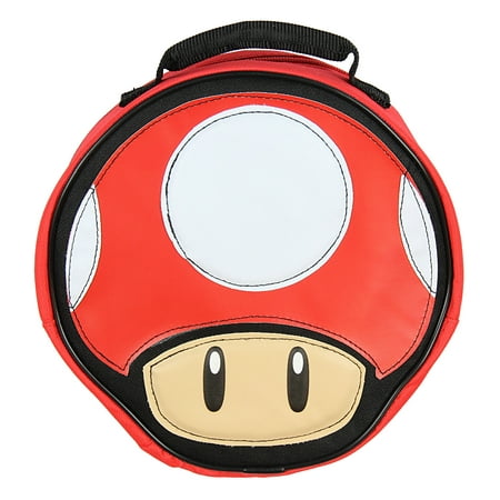 Cooler Bag Kit - Super Mario Lunch Box Soft Kit Insulated Cooler Bag Mushroom