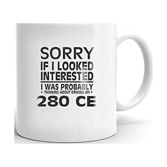 Thinking about my 280 CE Driver Coffee Tea Ceramic Mug Office Work Cup Gift 11oz