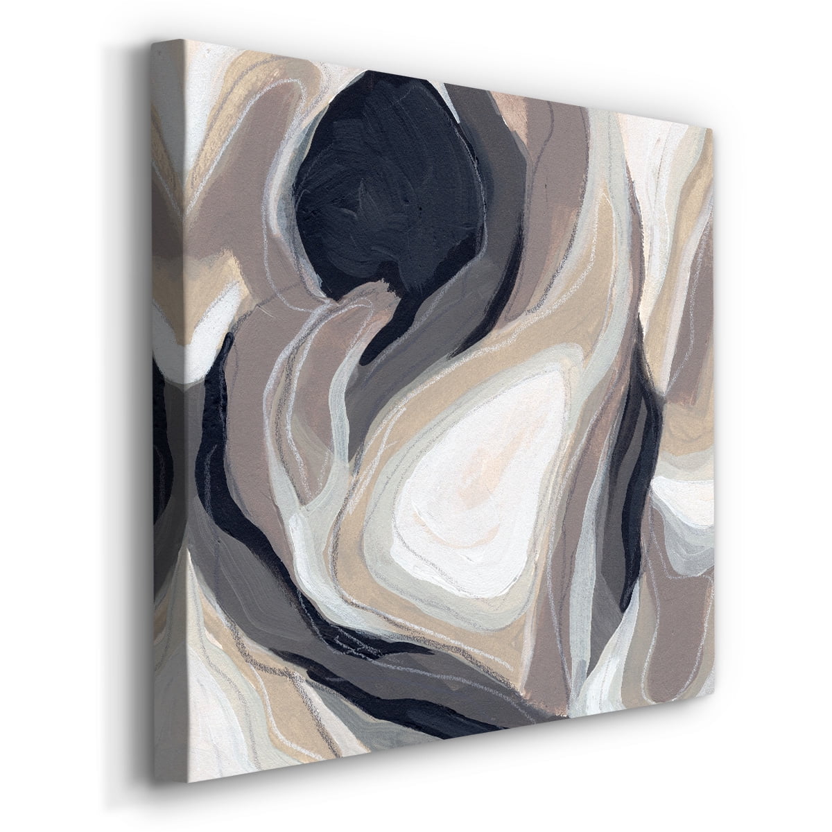 Wexford Home Stone Ripple II-Premium Gallery Wrapped Canvas, 40" x 40" - Ready to Hang