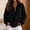 Black, variant on Sweatshirts for Women Half Zip Long Sleeve Shirts Collared Ribbed Knit Pullover Tops 2026