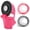 Pink, variant on Suodoka Mini Manual 3D Embossing Label Maker Decorative Tape Maker for Handbook DIY Crafting Includes 2 Tapes 0.35 inches / 9 mm Shallow Blue