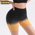 thumbnail image 2 of CMENIN 1Pcs Pantalones Deportivos Shaper Para Mujer Cortos De Yoga Degradados Y0015, 2 of 4