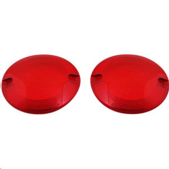 Custom Dynamics PB-F-LENS-RED Probeam Flat Turn Signal Lenses - Red