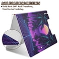 thumbnail image 2 of FORMRS A4 Clipboard Folder with Pen Holder Horizontal Foldable School Office Binder, Green Digital Art, 2 of 9