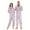 W407, variant on joogoo Butterflies Pink Print Unisex Adults Onesies Pajamas Jumpsuits L