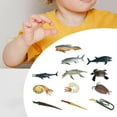 thumbnail image 1 of Figuras de simulación CUTICAT 12 de animales realistas estatuas en miniatura juguetes decoración, 1 of 8