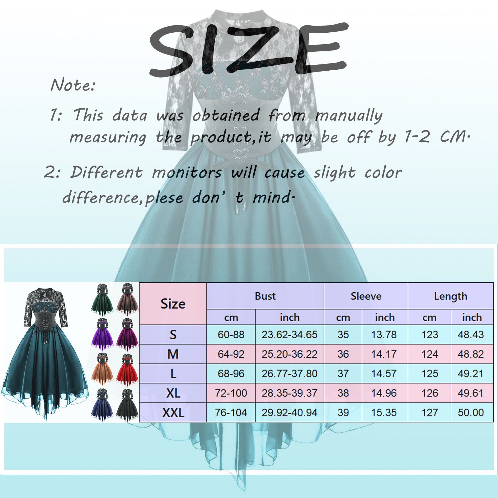 Dress For Women Lace Black Medieval Dress For Women Half Sleeve Tunics Dress For Women Lace Black Medieval Dress For Women Half Sleeve Tunics