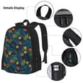 thumbnail image 5 of Naloa Hawaiian Style Print Large Capacity Backpack Lunch Bag Pencil Case Combination 3 Piece Set for Student, 5 of 8
