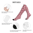 thumbnail image 5 of Lsque Tulips Flowers Pattern Sport Compression Socks for Men & Women 15-20 mmHg Knee High Nurse Pregnant Running Medical and Travel Athletic, 5 of 6