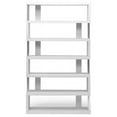 thumbnail image 1 of Wholesale Interiors FP-6D-White Bibliothèque Moderne Blanche Barnes à Six Tablettes, 1 of 5