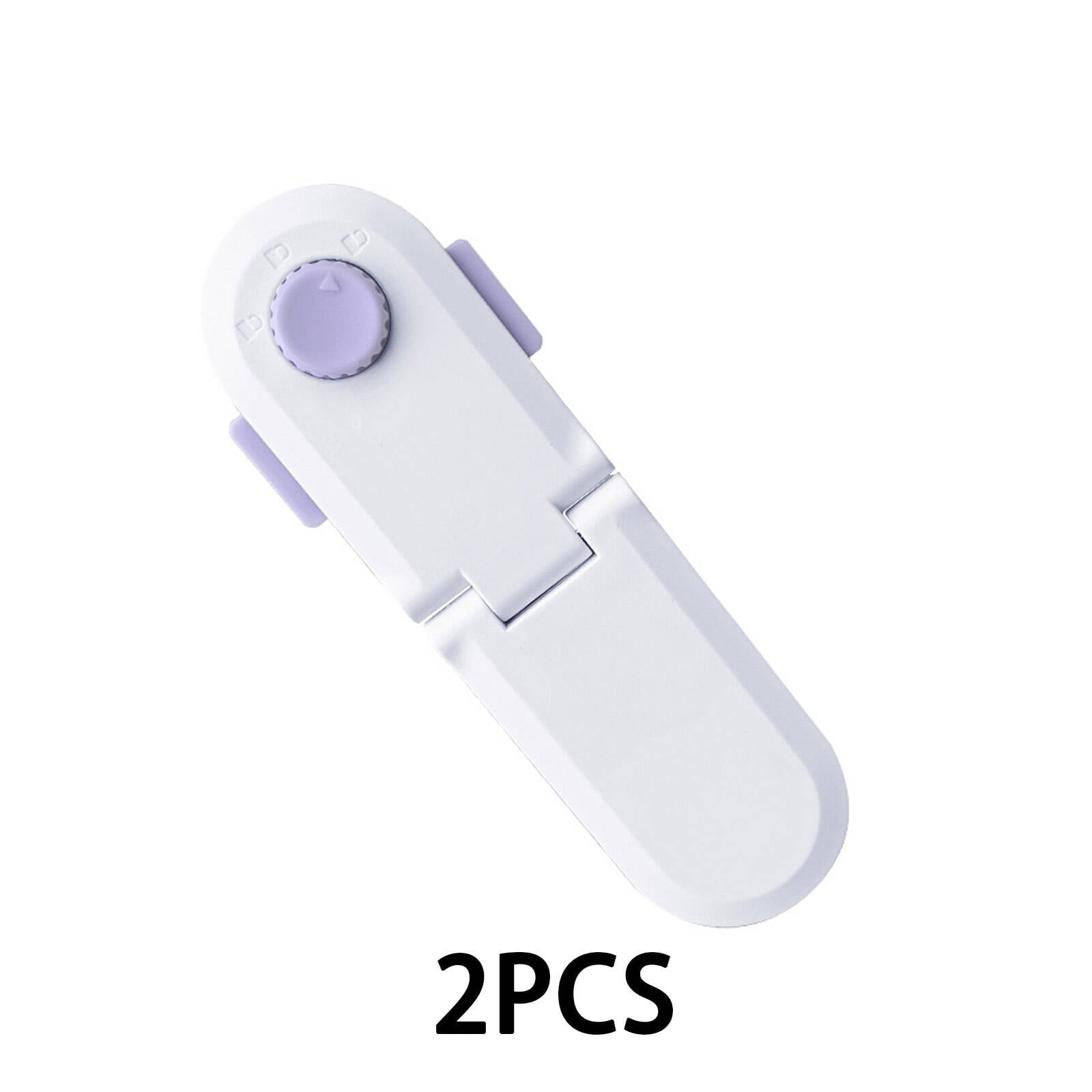 FACEGA Child Proof Door Lock,ABS+PC Material Child Locks for Cabinets and Drawers,Three-Button Design cabinet locks baby proofing,White