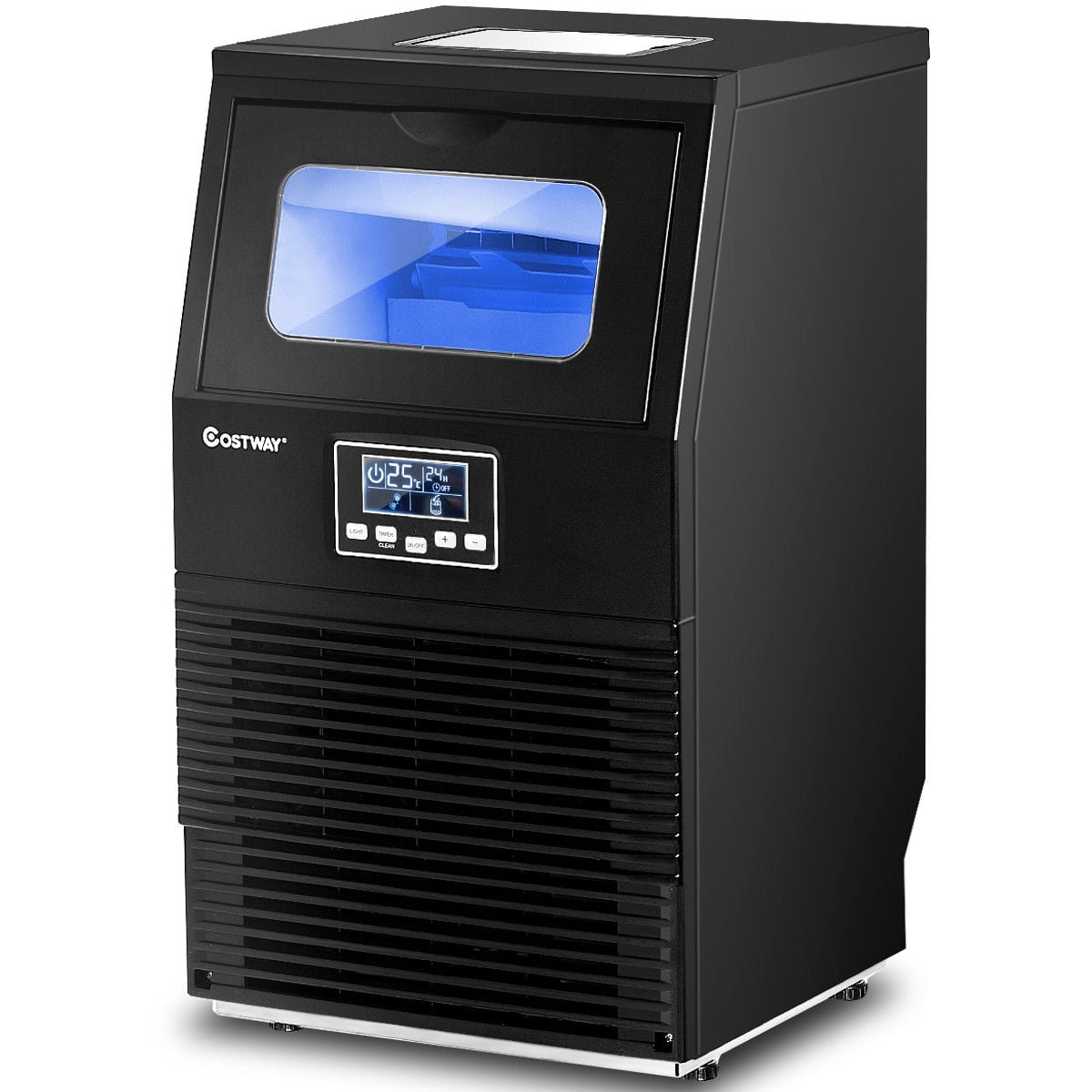 Costway Portable Heavy Duty BuiltIn Commercial Ice Cube Maker Machine