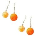 thumbnail image 4 of Here's a polished and engaging product description based on the details you provided:\n\n \n\n**Adorable 2 Pairs Fruit Design Dangle Earrings – Cute, 4 of 5