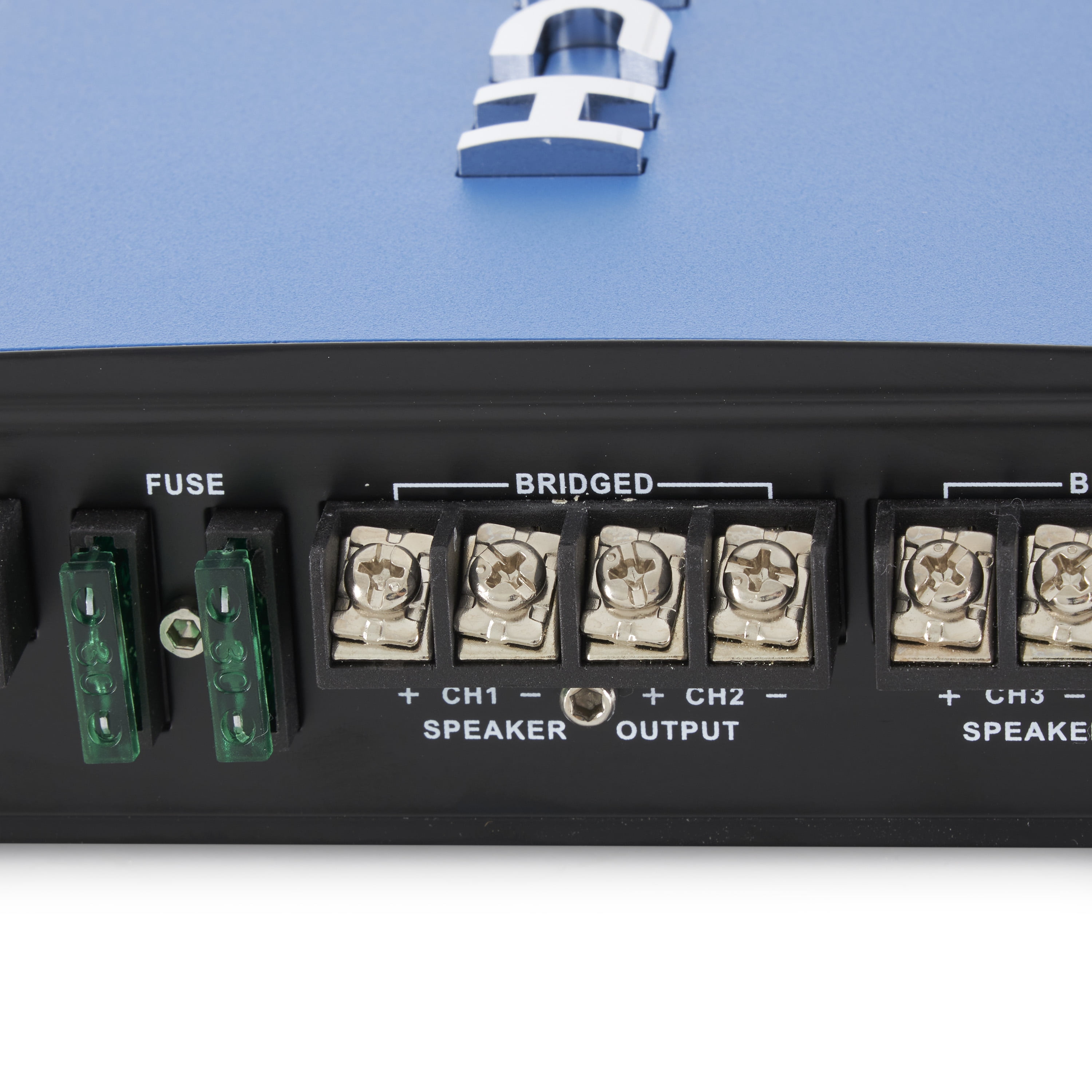 Crunch PowerDriveX 1000 Watt 4 Channel Blue A/B Car Stereo Amplifier (2 Pack)