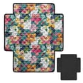 thumbnail image 2 of ZIATUBLES Cat Lily Tropical Print Recliner Chair Slipcover, Anti-Slip Washable Furniture Protector for Reclining Couch Seat Cushion, Pet Dog Cat Friendly Living Room Decor Accessory, 2 of 8