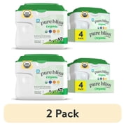 (2 pack) Pure Bliss by Similac Organic Powder Baby Formula, USDA-Certified Organic, 20.6-oz Tub, Pack of 4