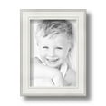 thumbnail image 2 of ArtToFrames 5x7 Inch White Picture Frame, This White Wood Poster Frame is Great for Your Art or Photos, Comes with Regular Glass (4318), 2 of 8